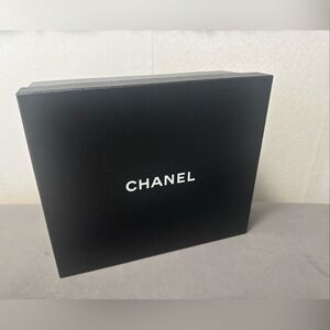 Authentic Chanel Empty Shoe Box /tissue . 12”x10.25”x4.75”